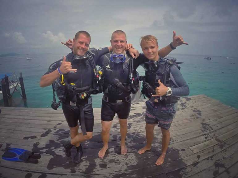 rescue divers in training mabul