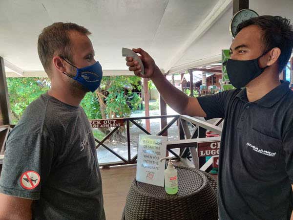 temperature check mabul beach resort