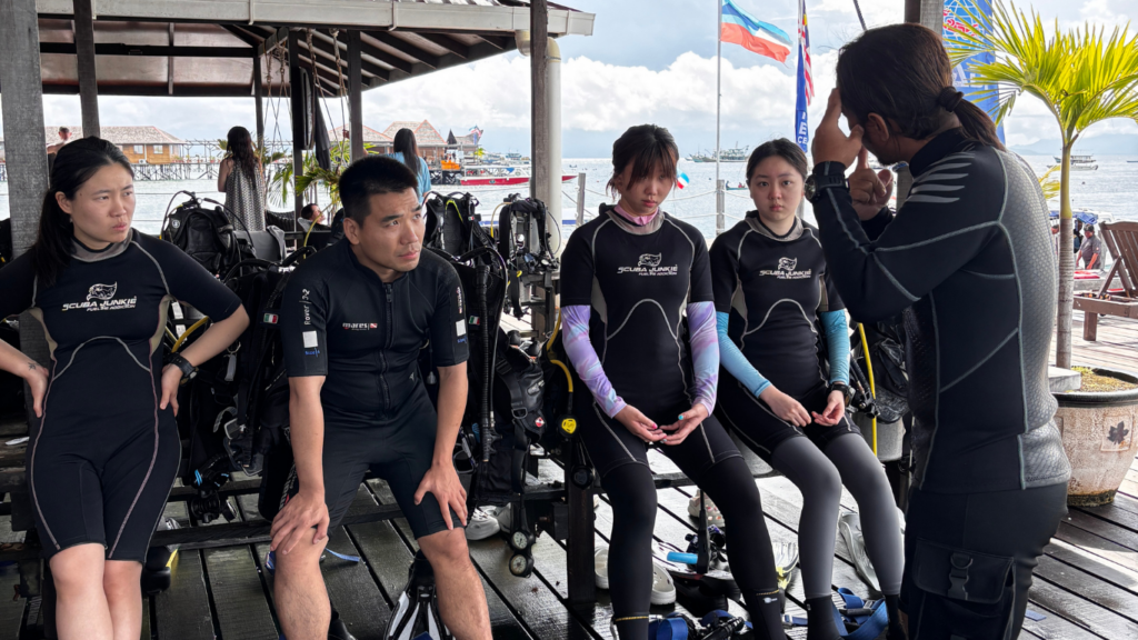 Open Water Course in Borneo